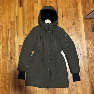 BCBGeneration Parka Jacket - Olive Green // Size Small